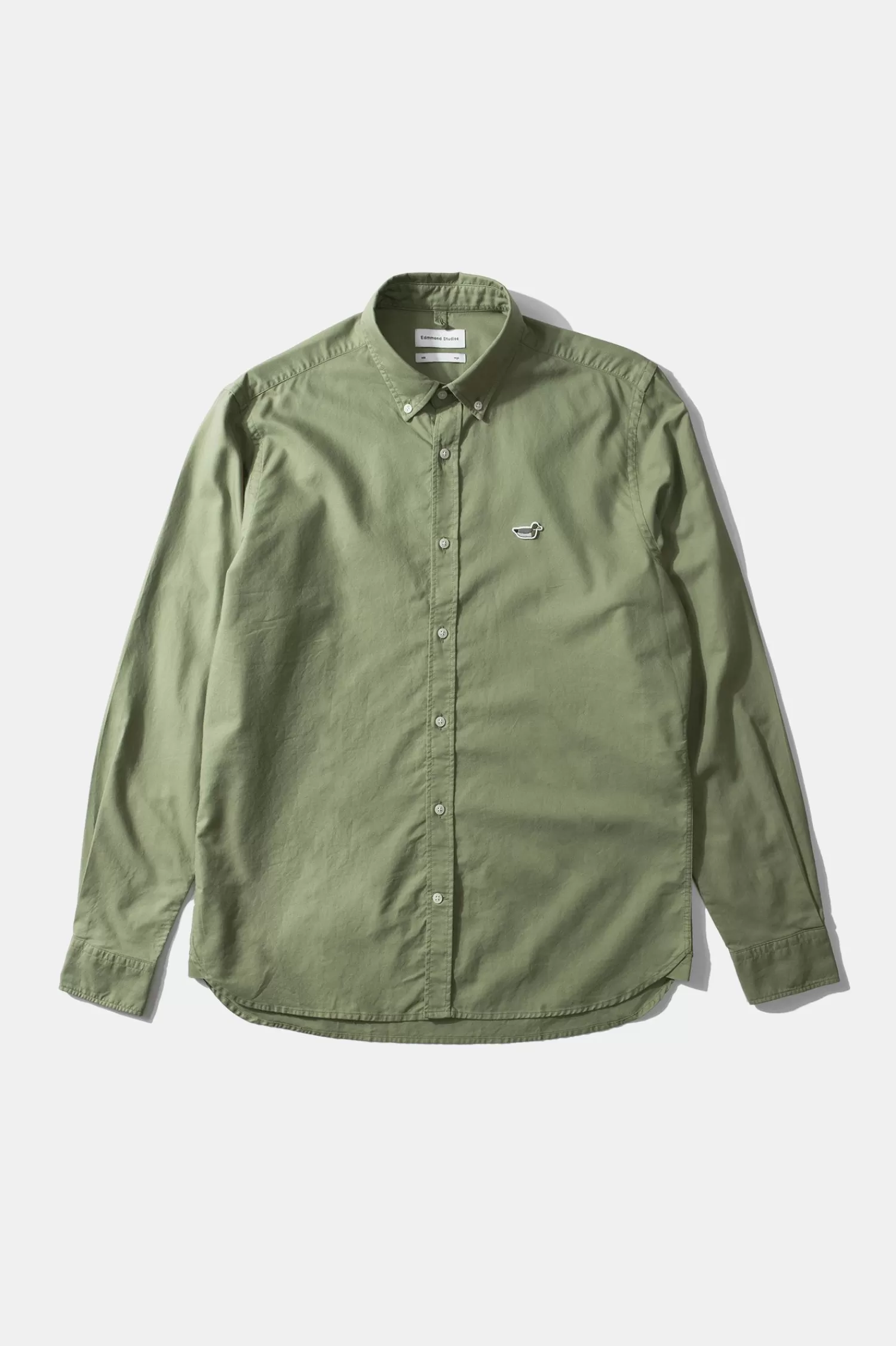 Shirts | Edmmond Studios Bd Shirt Oxford Plain Olive