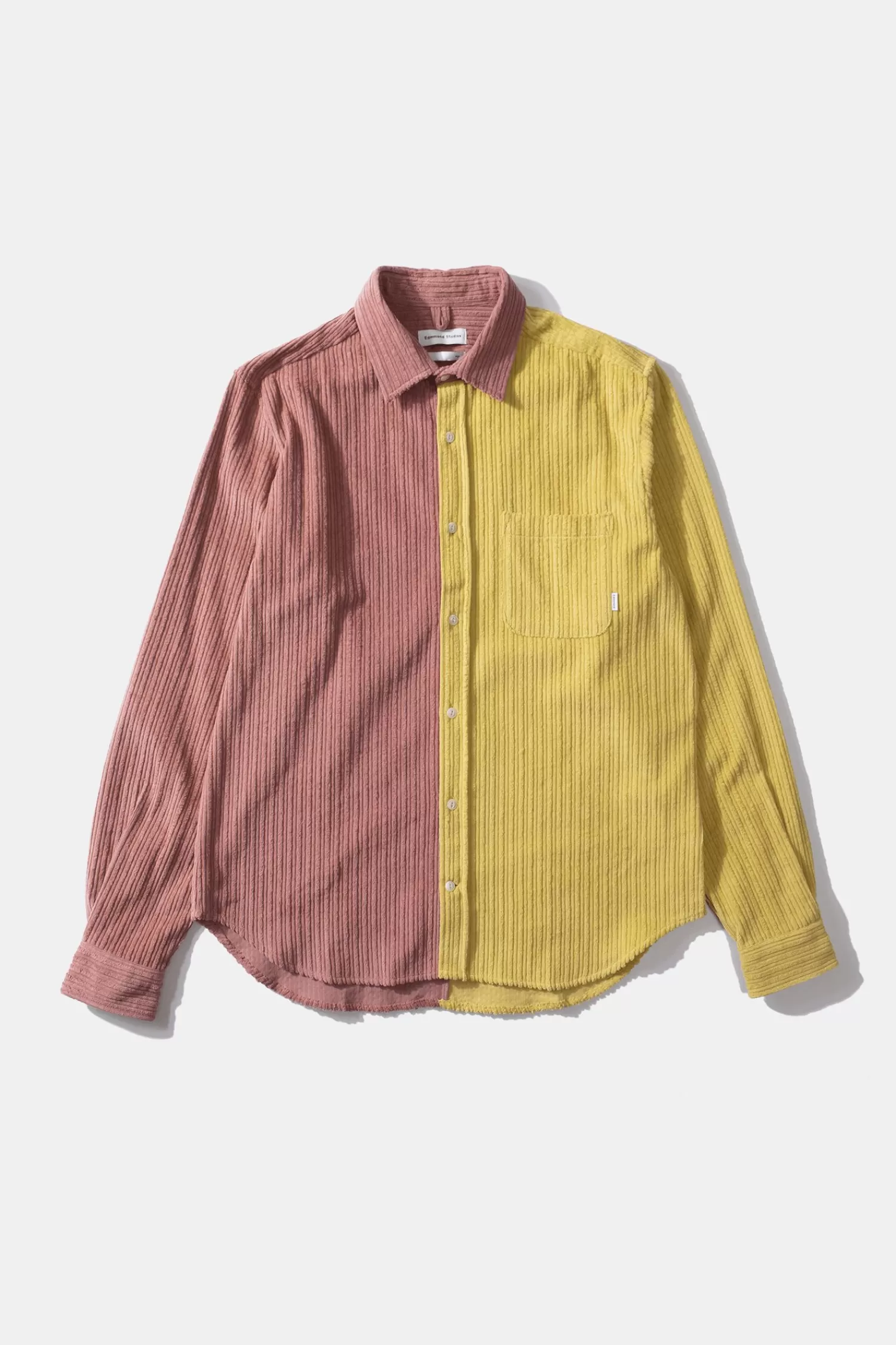 Shirts | Edmmond Studios Block French Cord Plain Salmon