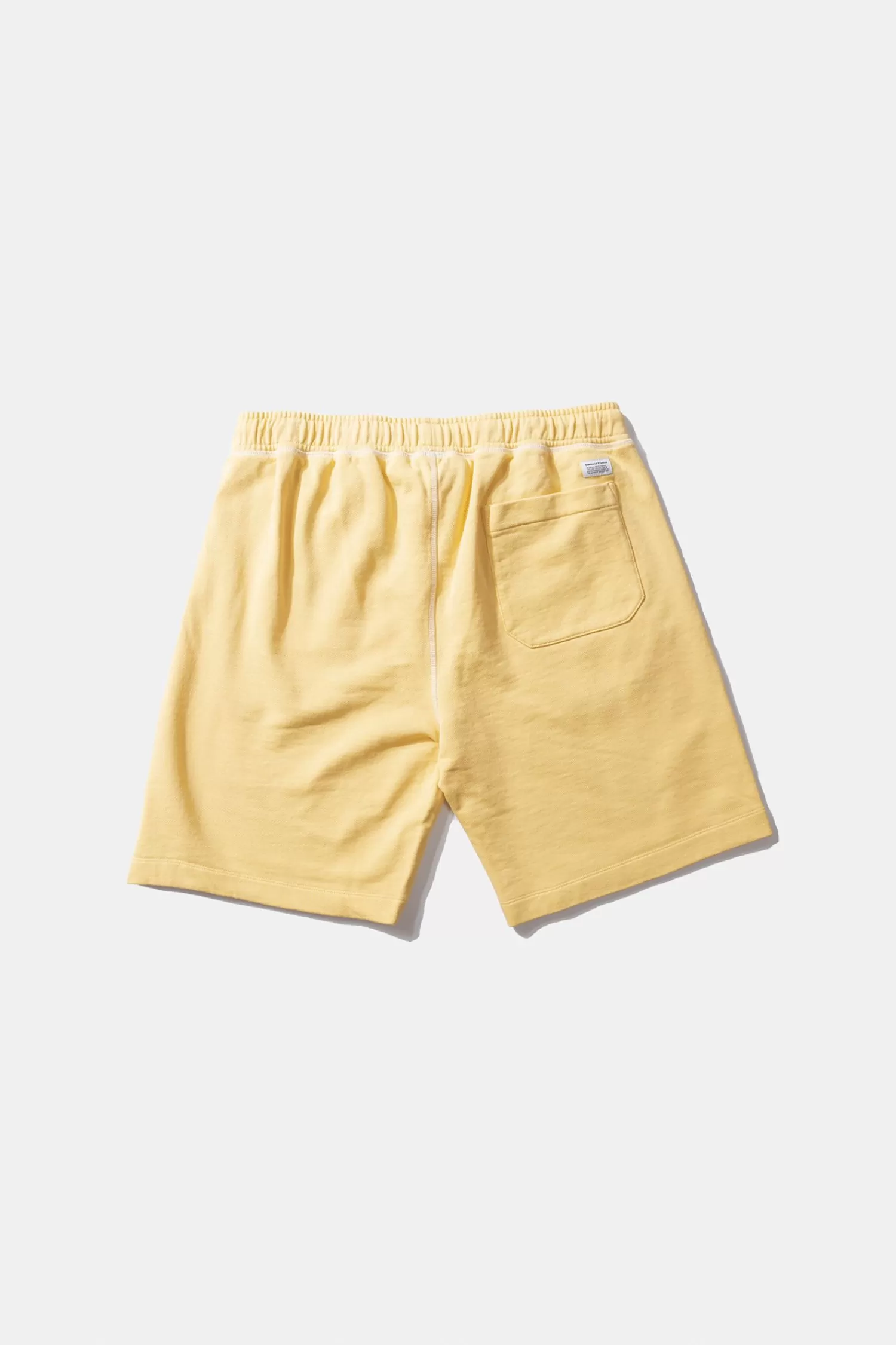 Trousers | Edmmond Studios College Arch Shorts Plain Light Yellow