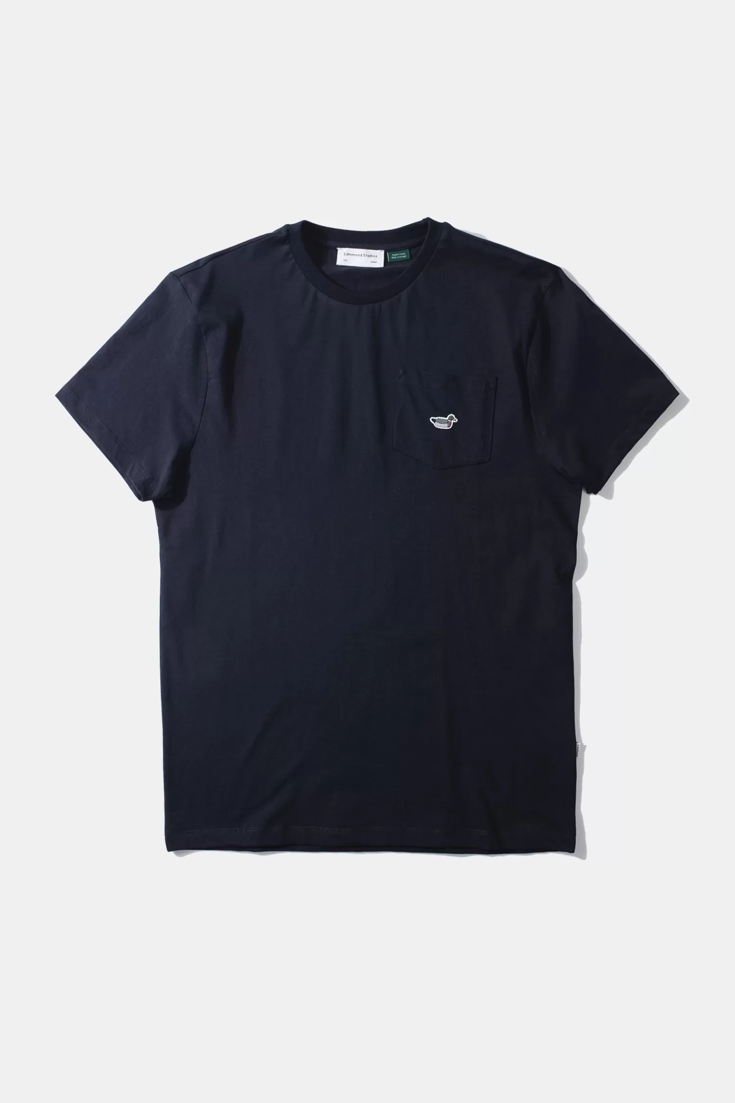 T-Shirts | Edmmond Studios Duck Patch Tee Ns Plain Navy