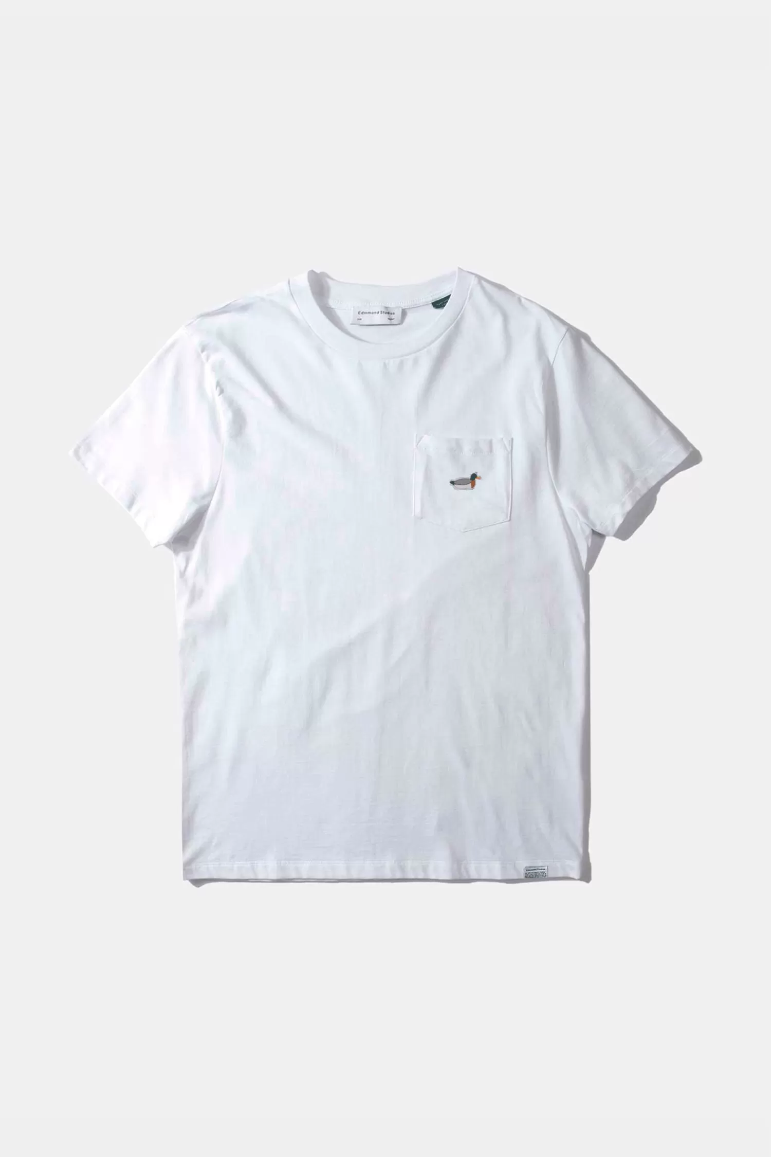 T-Shirts | Edmmond Studios Duck Patch Tee Ns Plain White