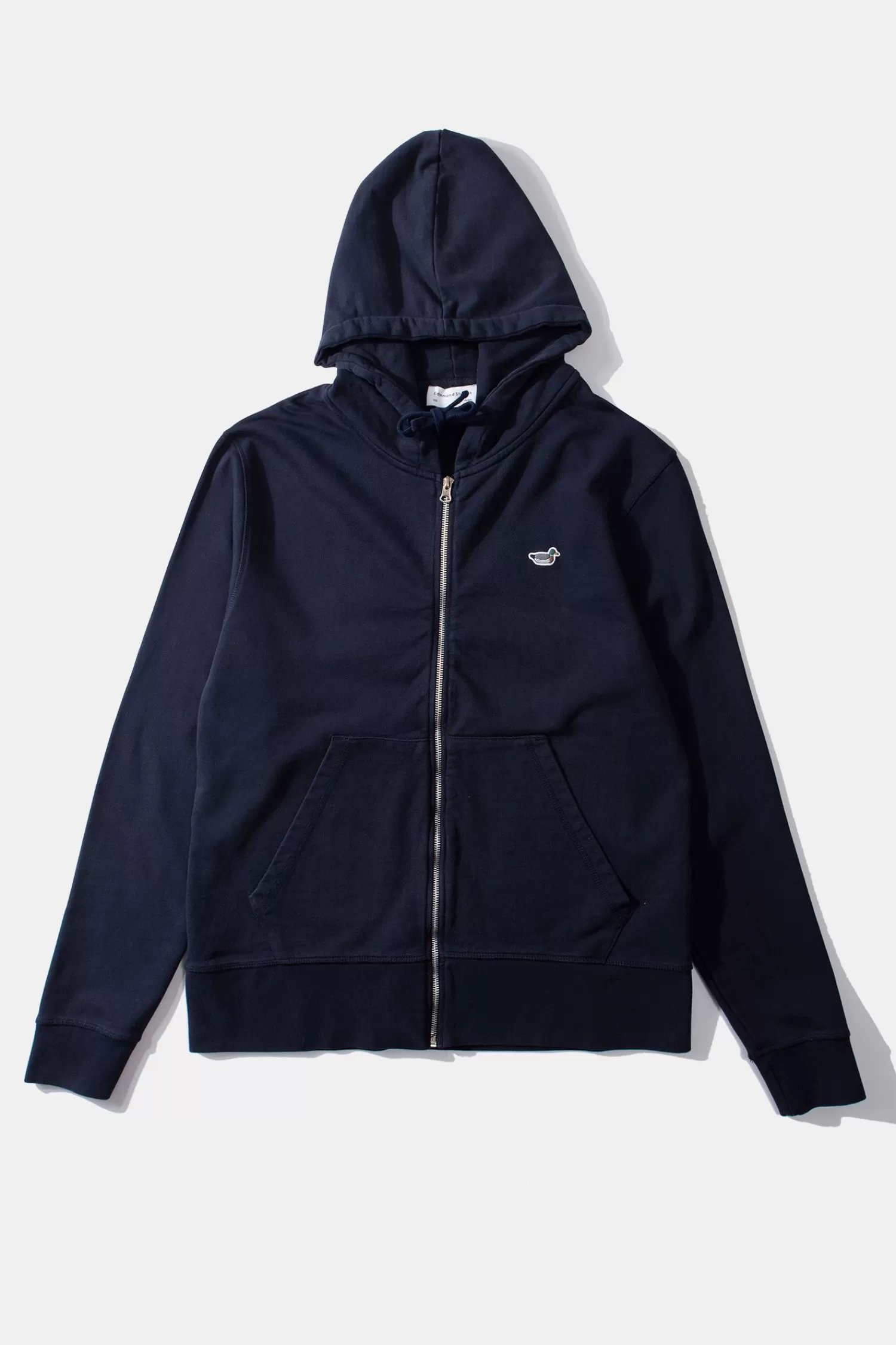 Sweatshirts | Edmmond Studios Duck Patch Zip Hoodie Plain Navy