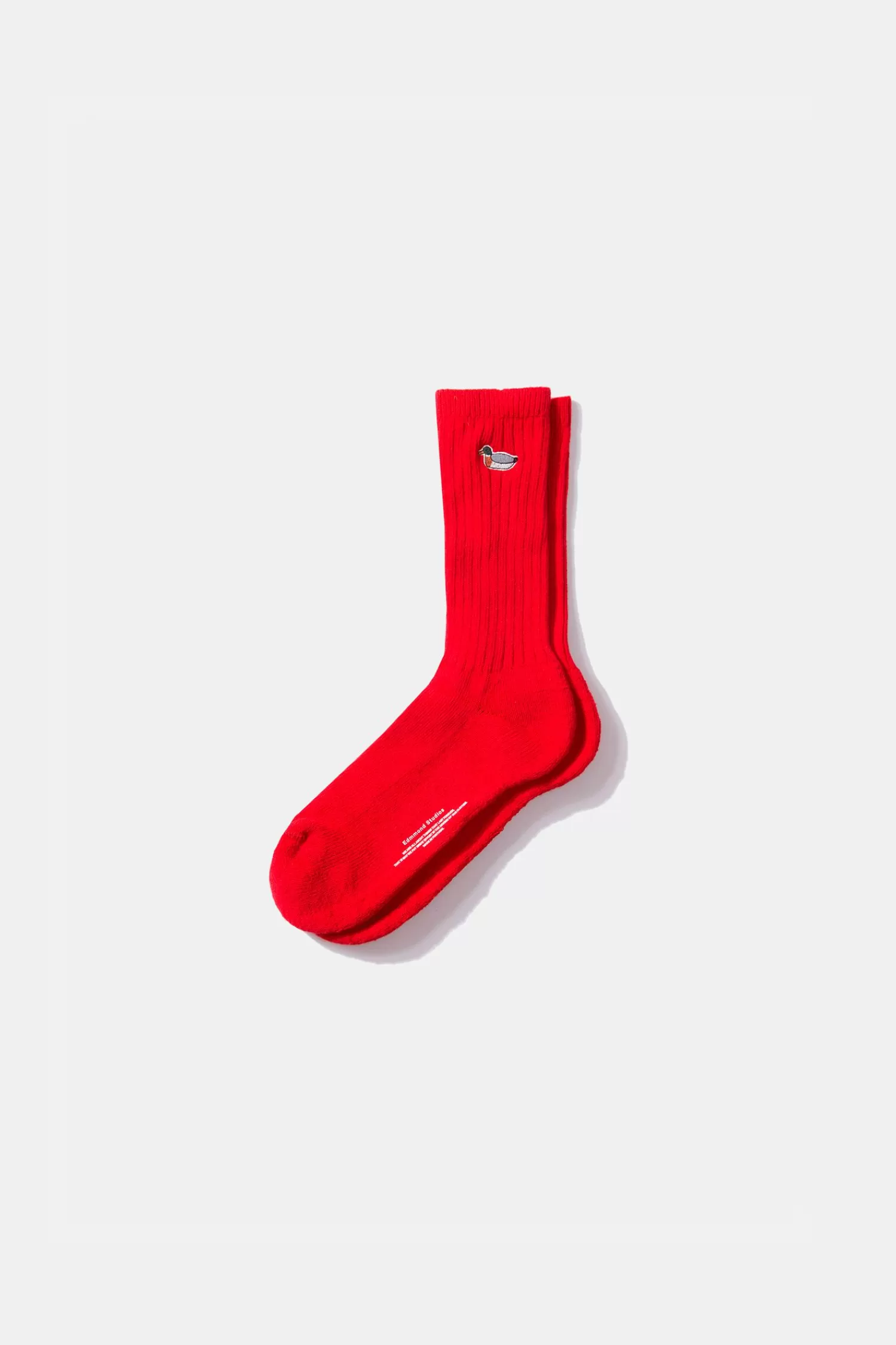 Accessories | Edmmond Studios Duck Socks Plain Red