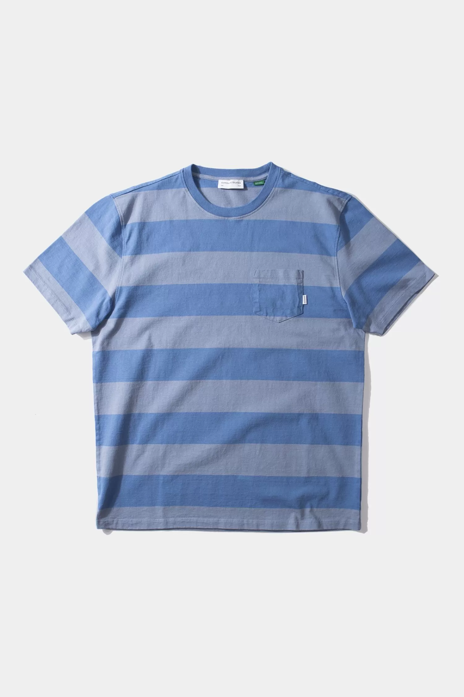 T-Shirts | Edmmond Studios Faran Stripes Plain Blue