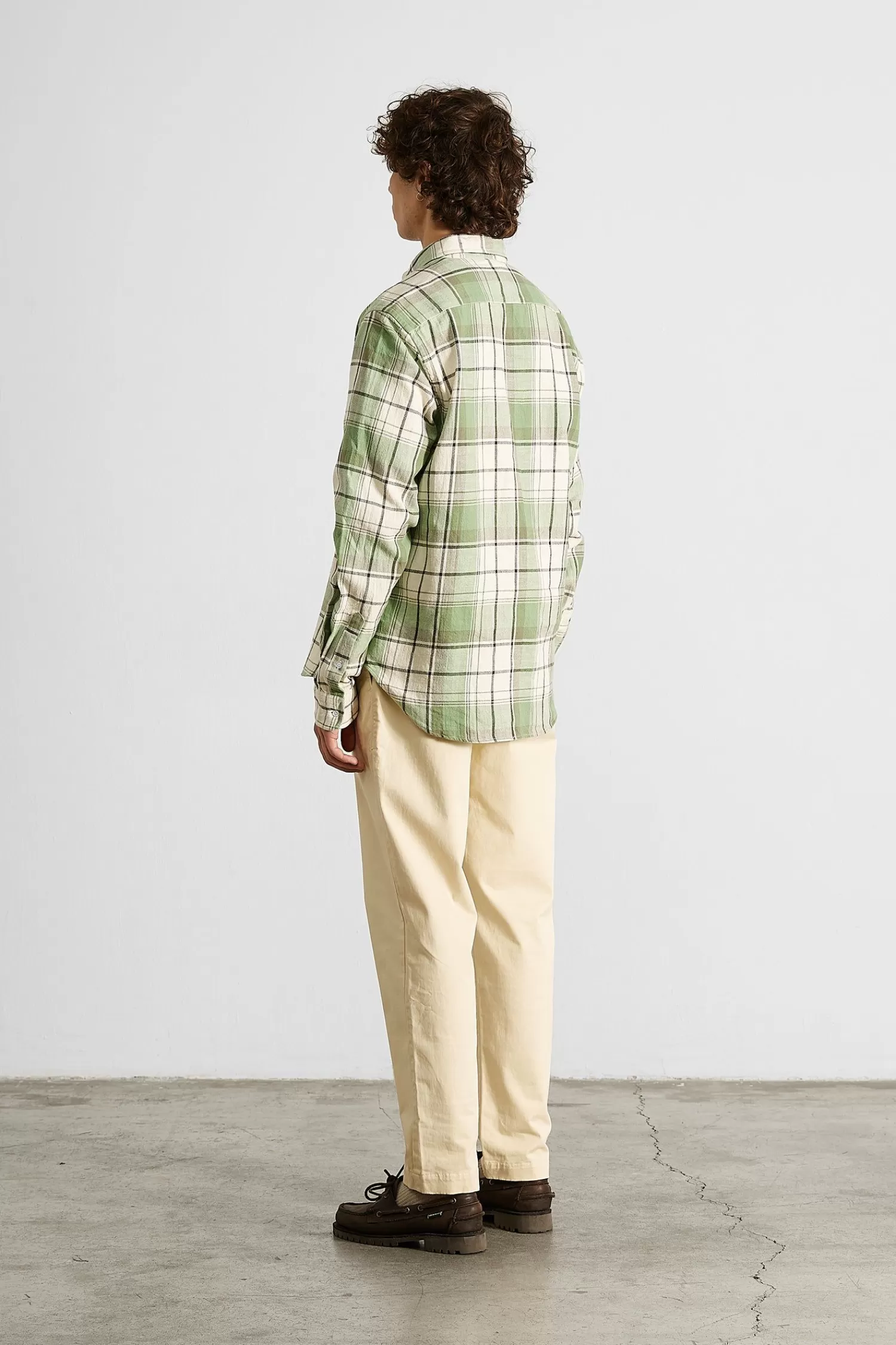 Shirts | Edmmond Studios Glober Shirt Plain Green