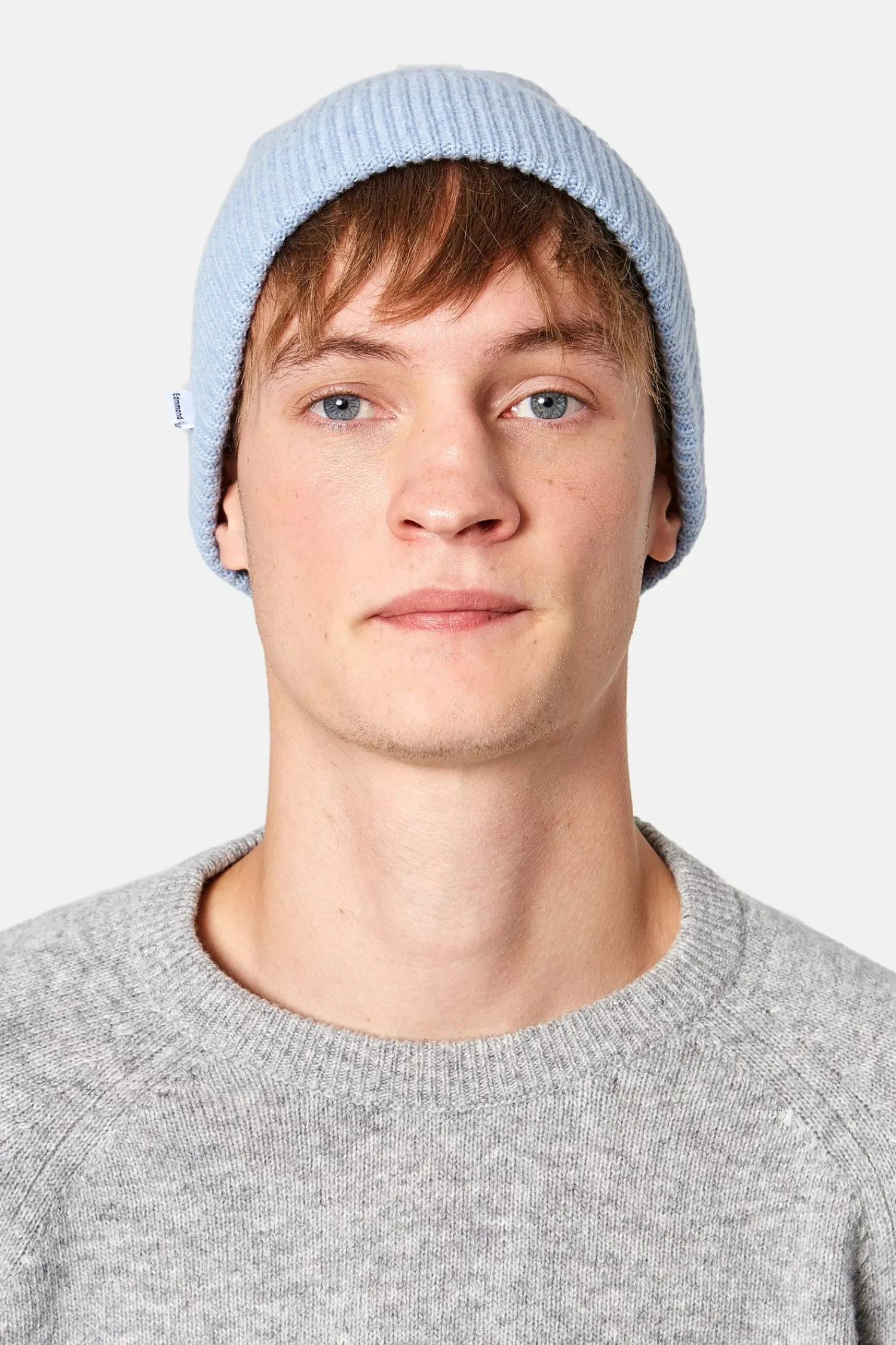 Accessories | Edmmond Studios Knit Beanie Plain Light Blue