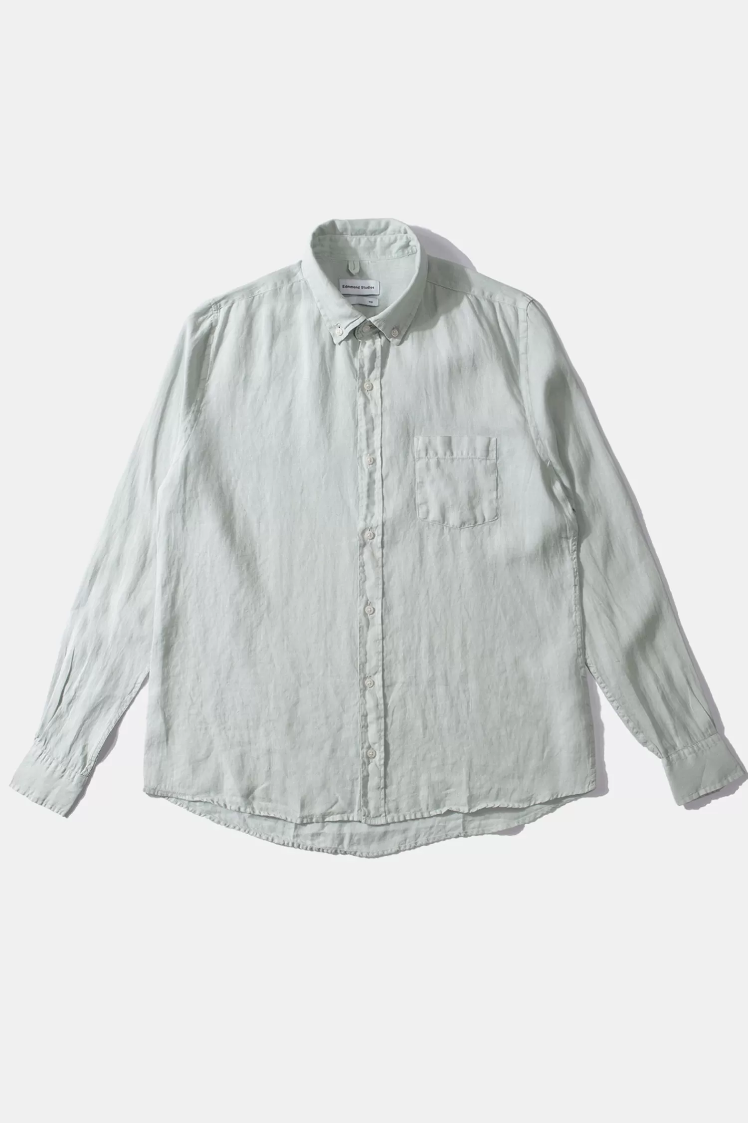 Shirts | Edmmond Studios Linen Shirt Plain Sage