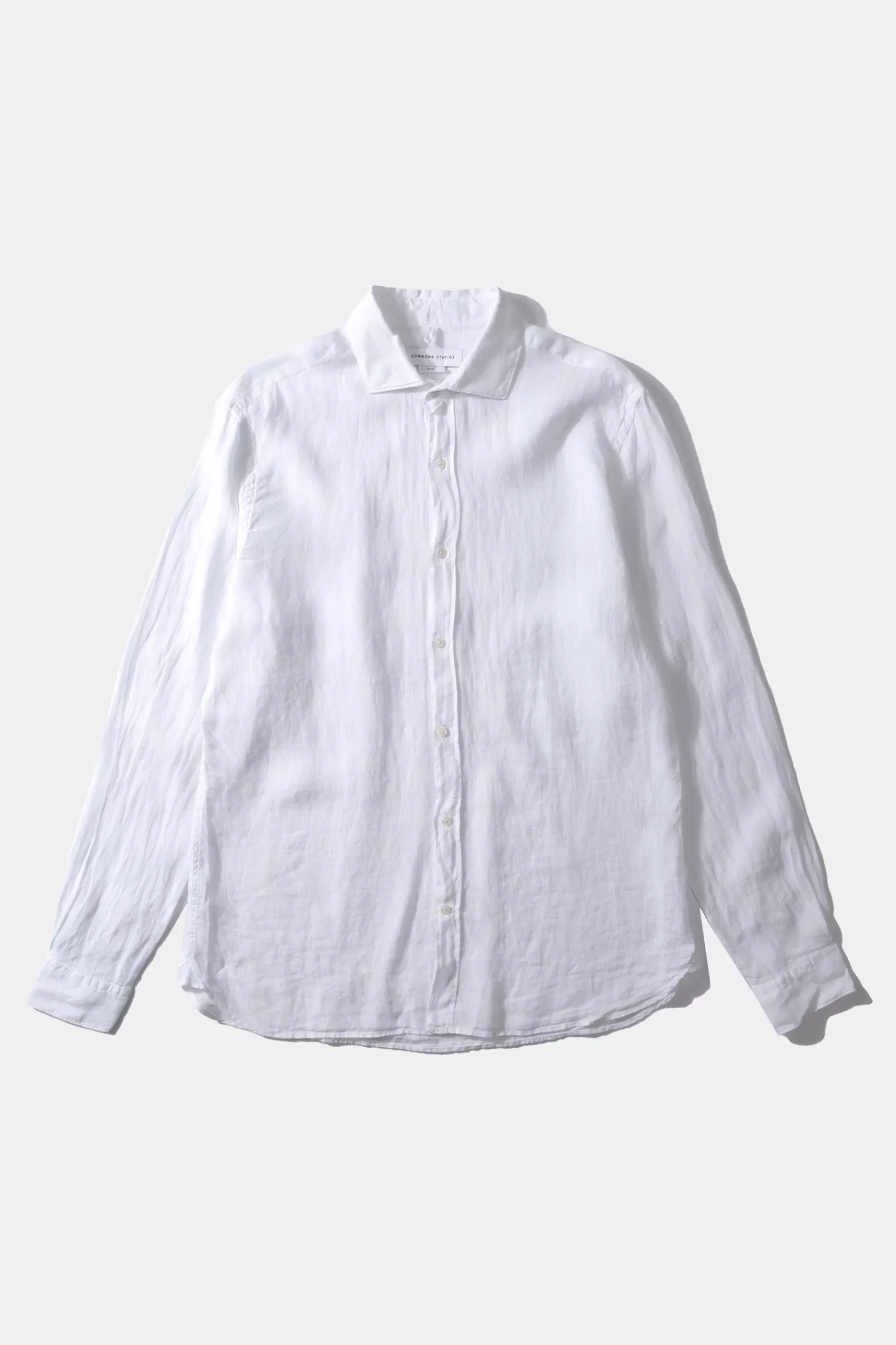 Shirts | Edmmond Studios Linen Shirt Plain White