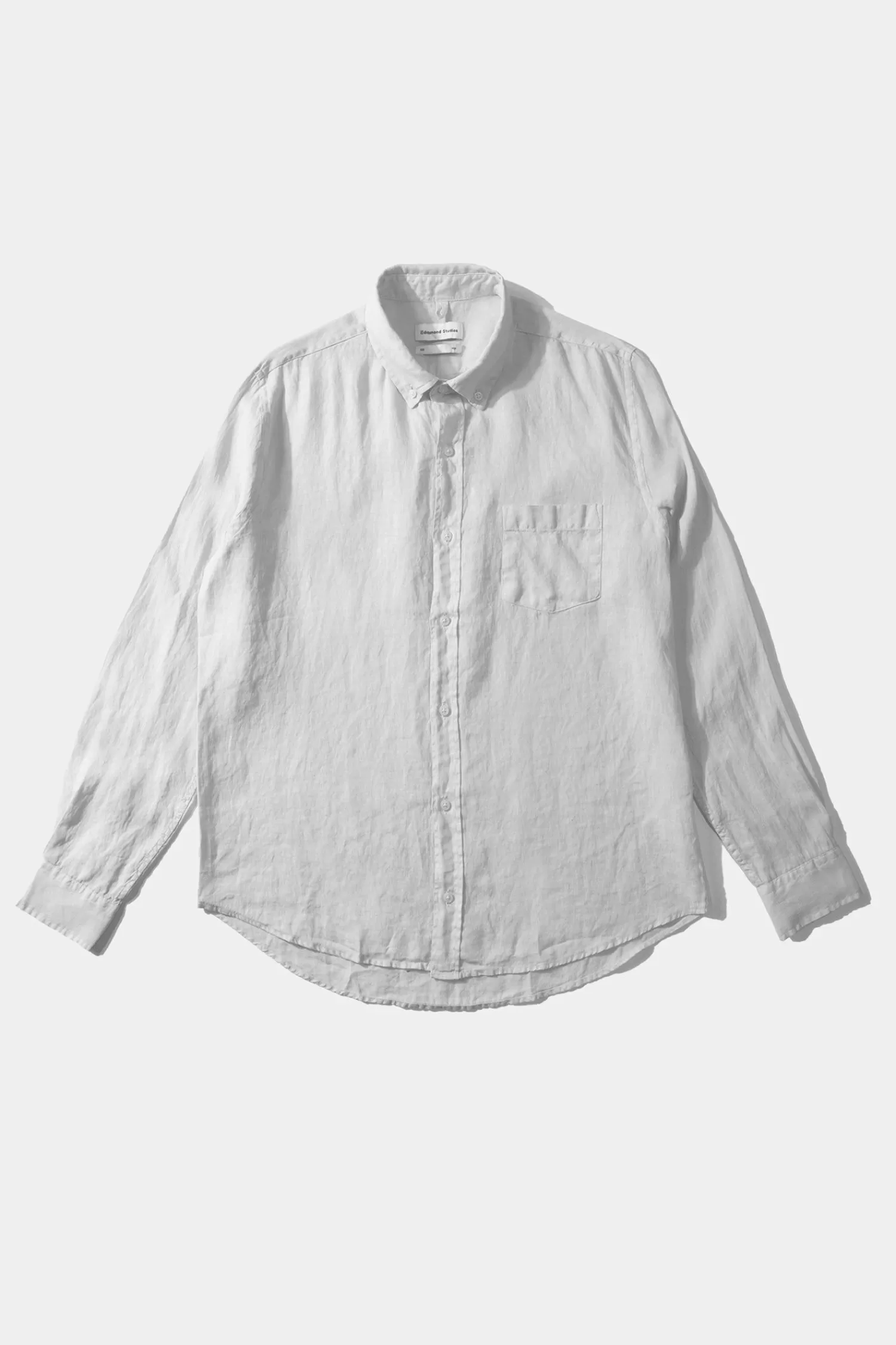 Shirts | Edmmond Studios Linen Shirt Plain White