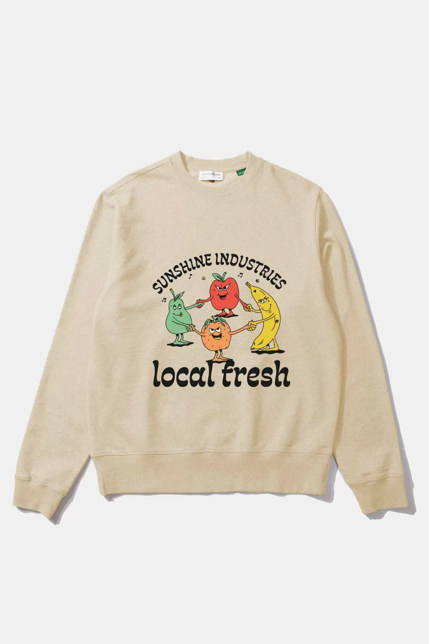 Sweatshirts | Edmmond Studios Local Fresh Sw Plain Tan