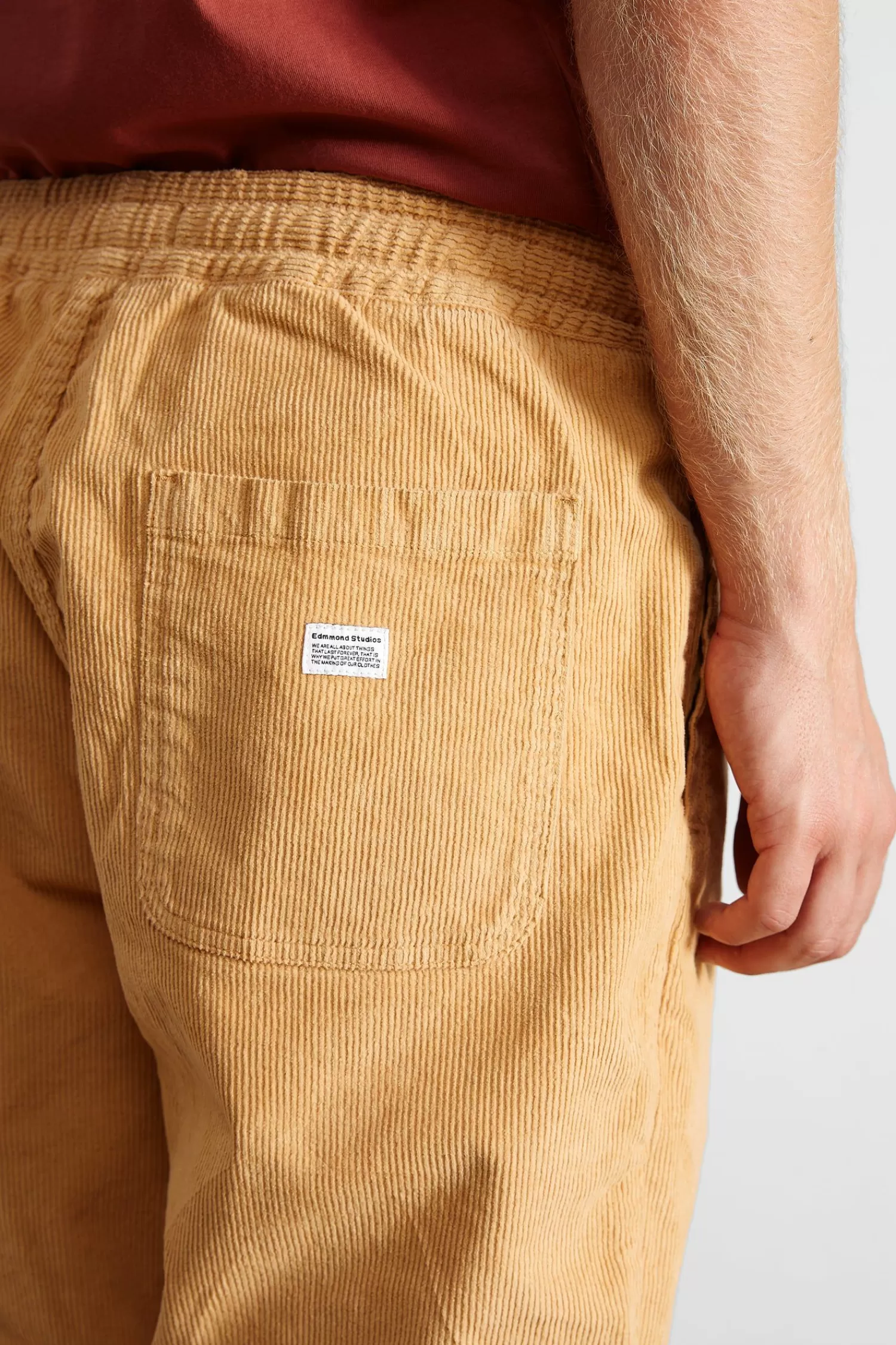 Trousers | Edmmond Studios Marvin Pants Cord Plain Caramel