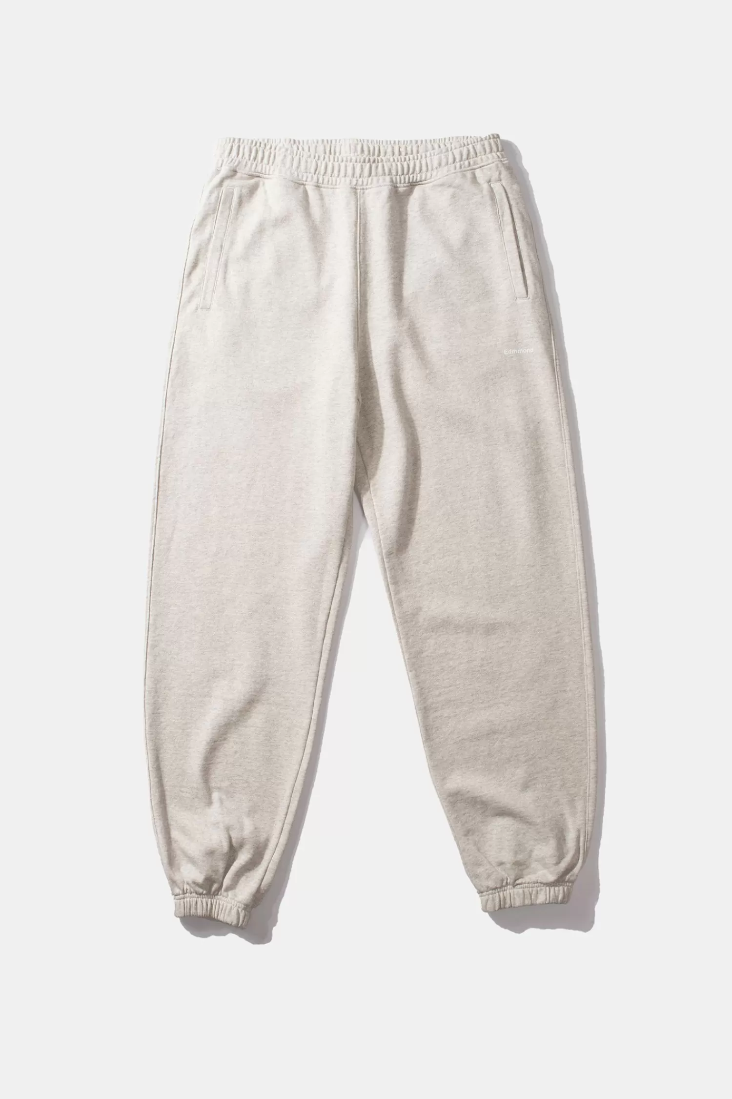 Trousers | Edmmond Studios Mini Logo Pants Plain Light Grey