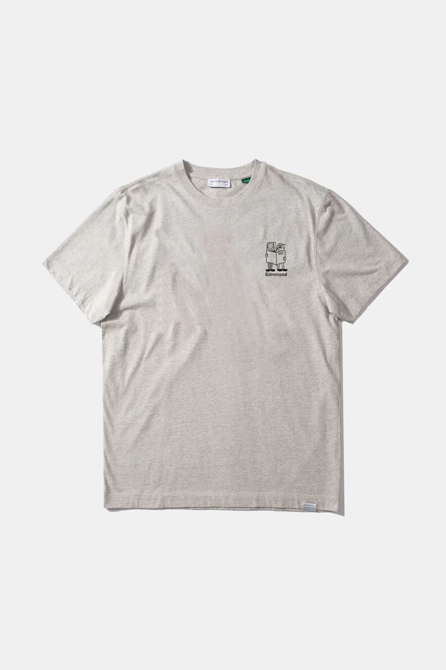 T-Shirts | Edmmond Studios Moore Plain Grey Melange