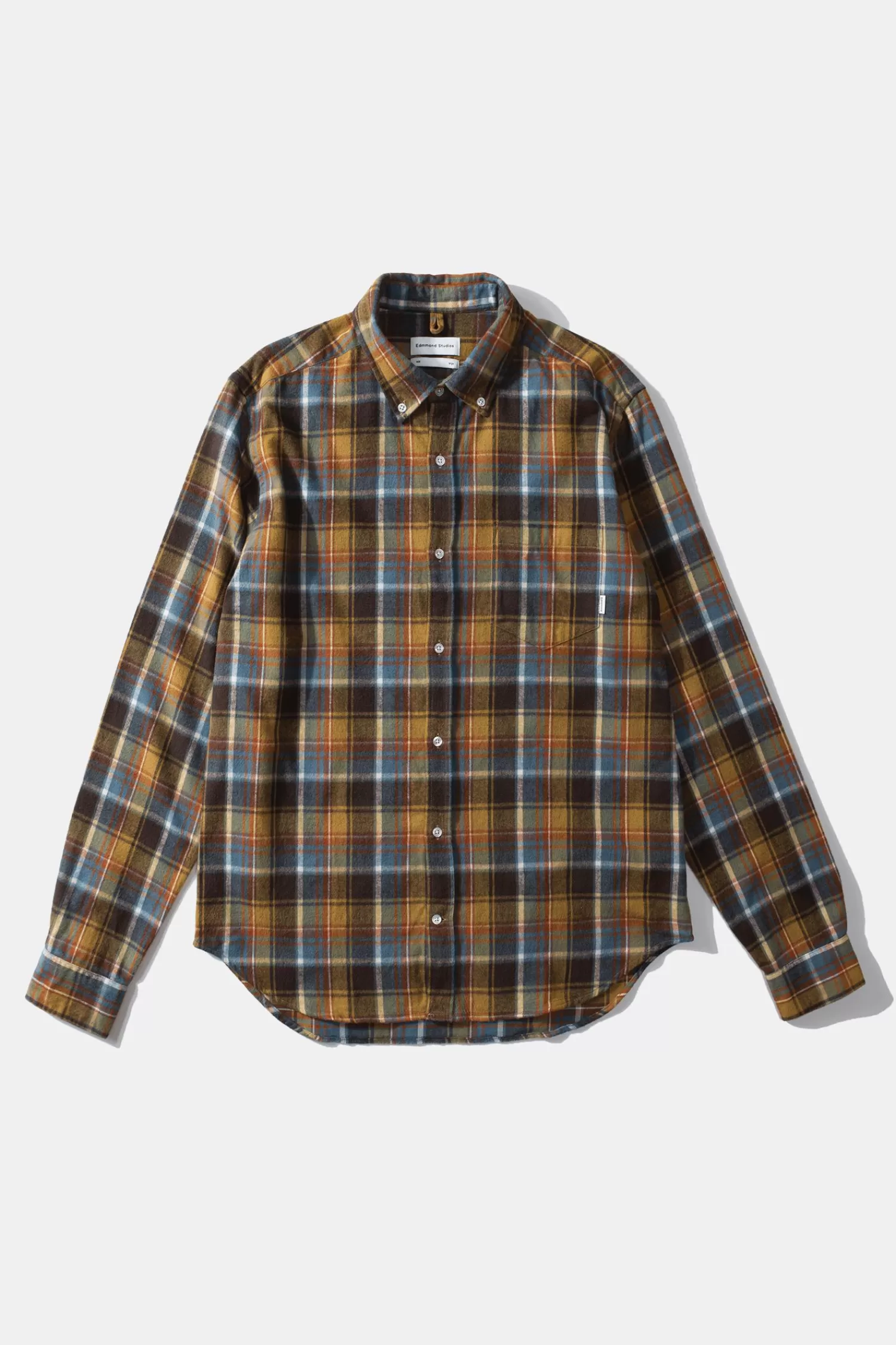 Shirts | Edmmond Studios Mulber Shirt Plain Mustard