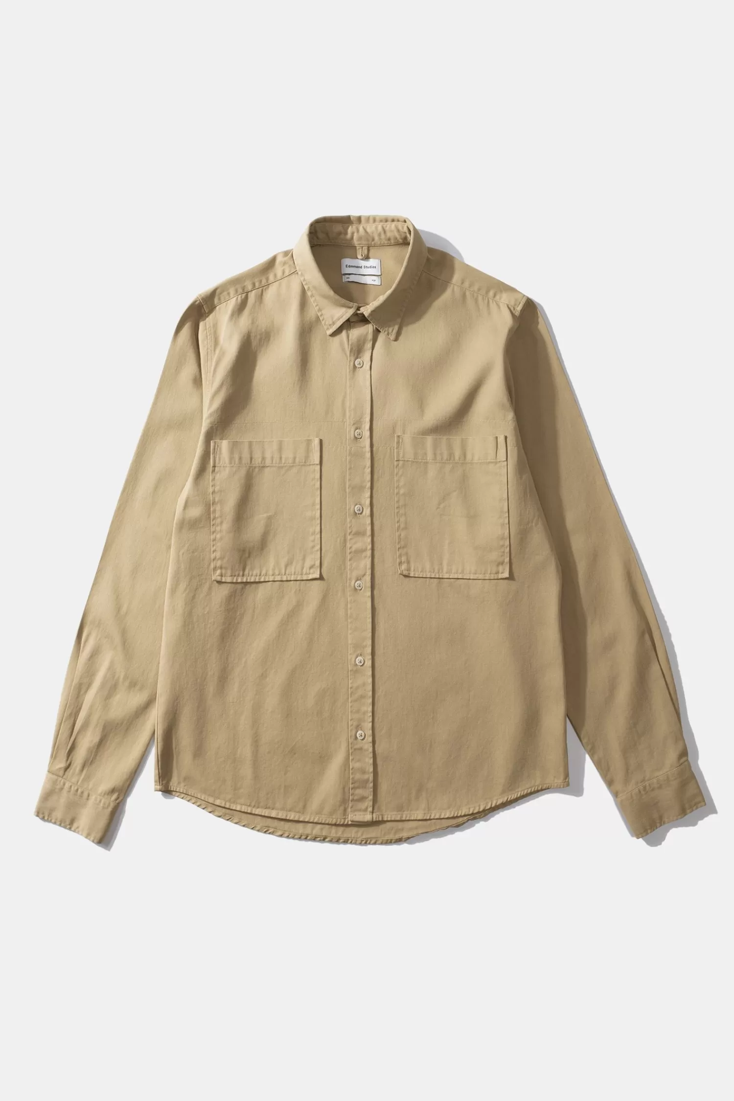 Shirts | Edmmond Studios Pocket Shirt Plain Tan