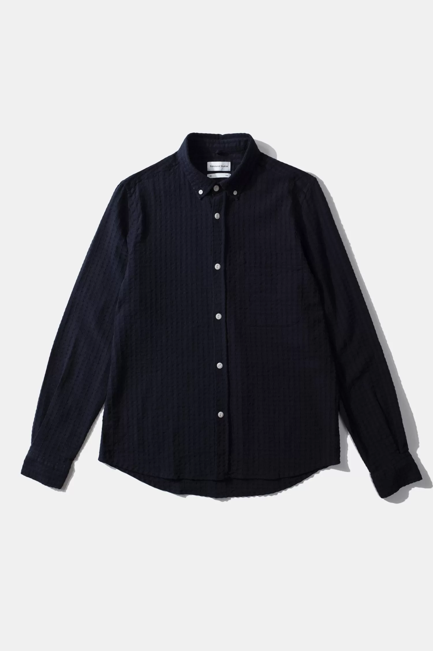 Shirts | Edmmond Studios Seam Shirt Plain Navy