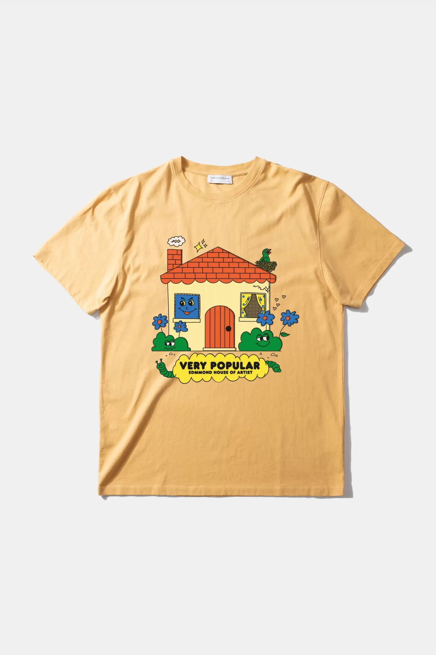 T-Shirts | Edmmond Studios Shelter Plain Light Yellow