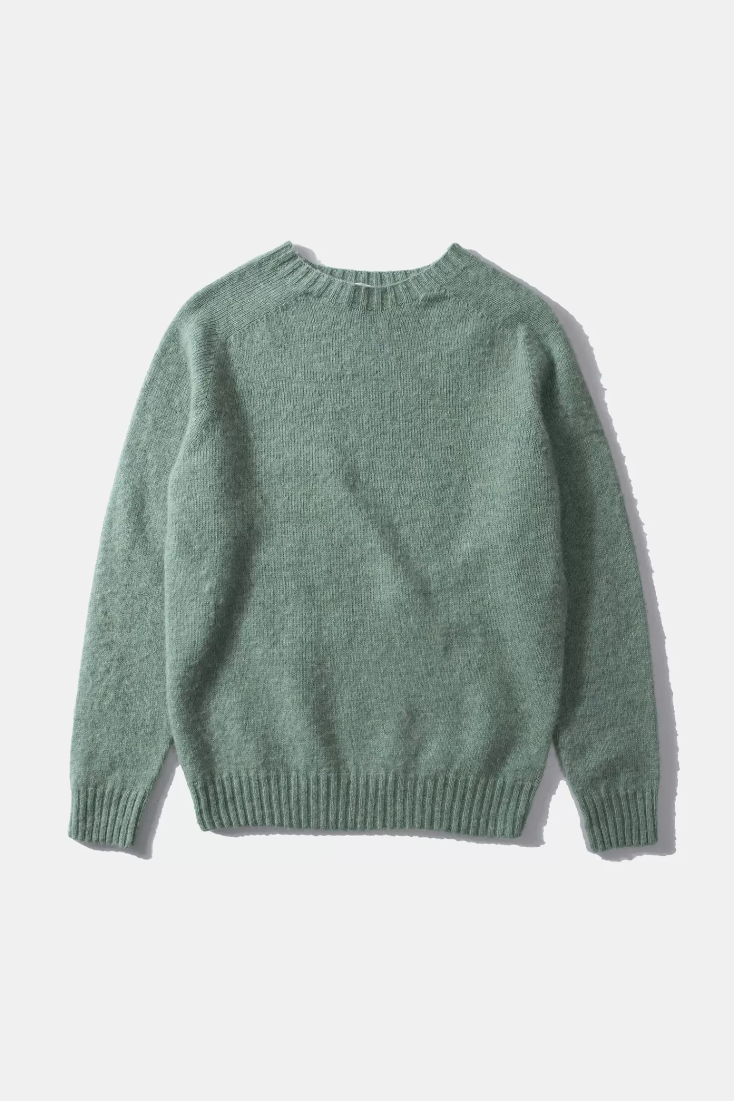 Knitwear | Edmmond Studios Shetland Sweater Plain Turquoise