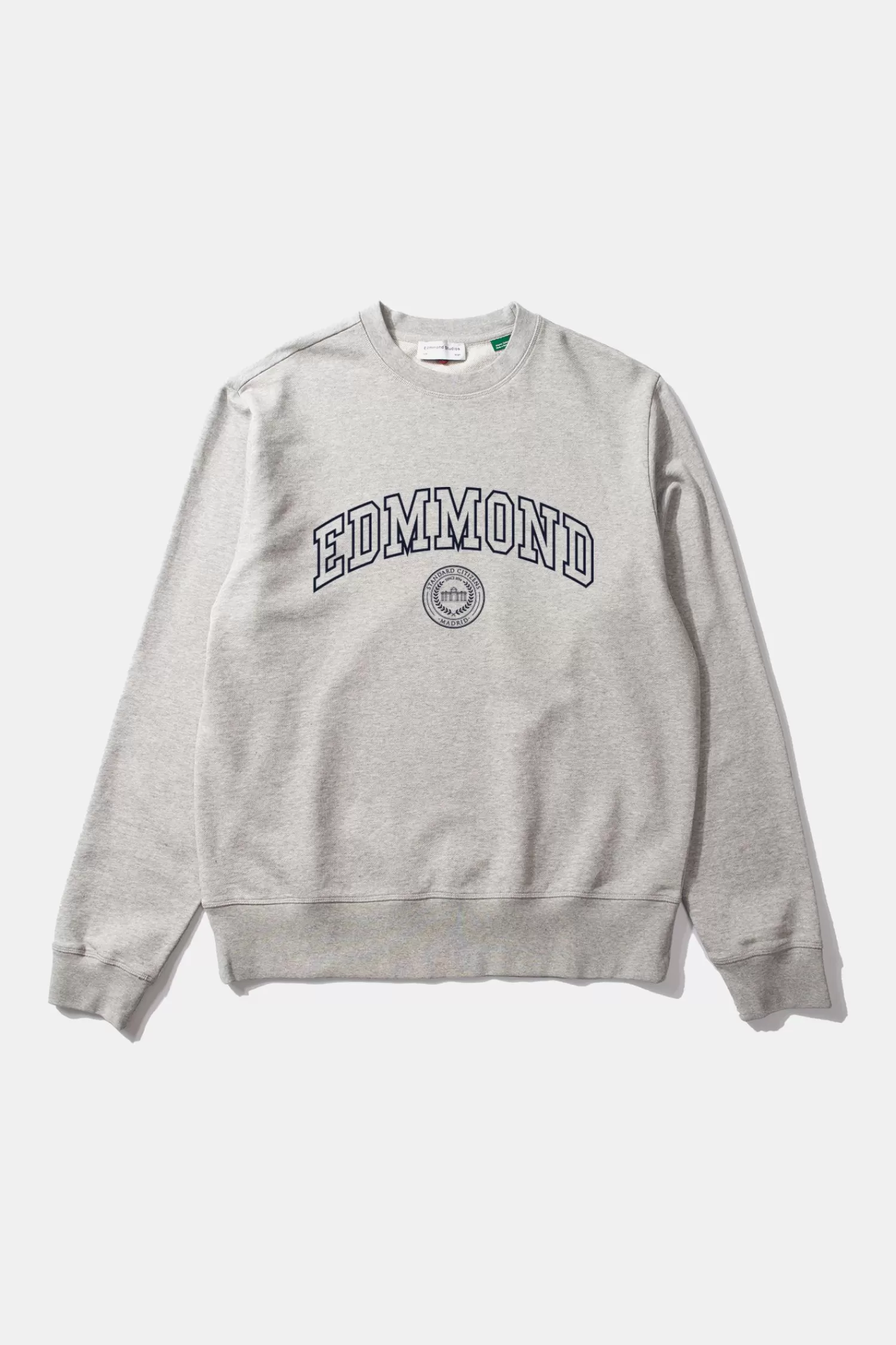 Sweatshirts | Edmmond Studios Stamp Plain Grey Melange