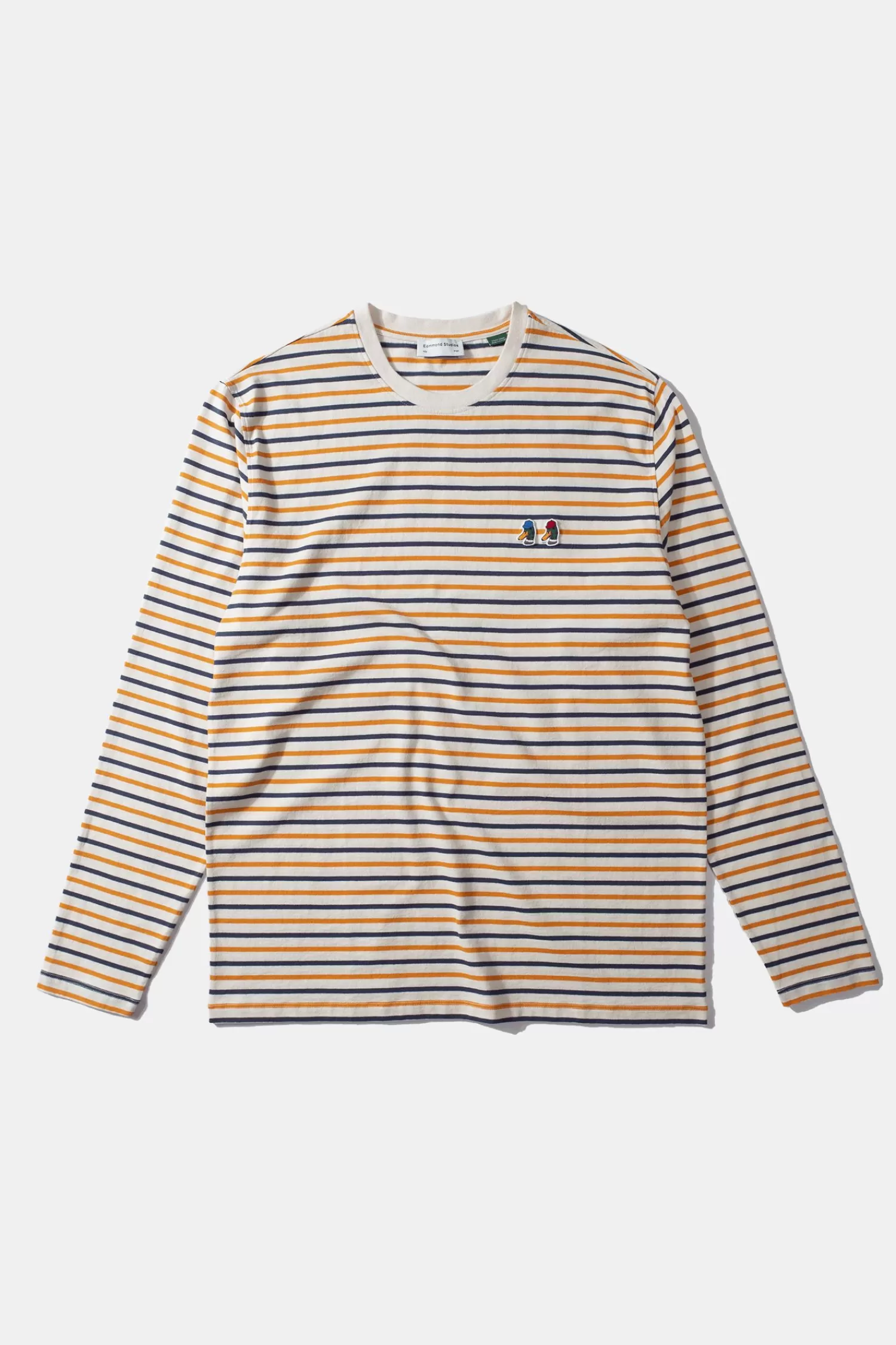 T-Shirts | Edmmond Studios Striped Special Plain Off White