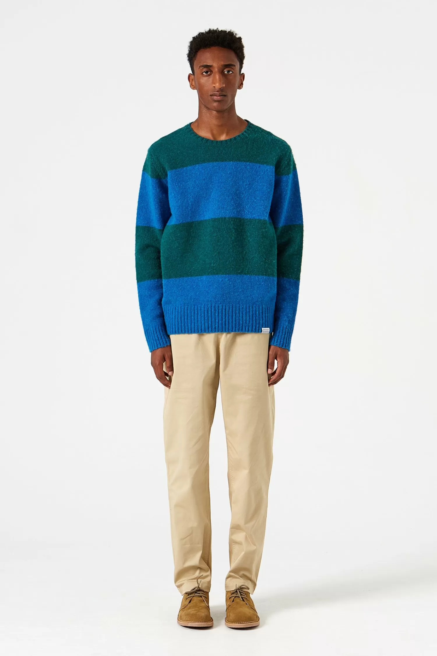 Knitwear | Edmmond Studios Stripes Sweater Plain Navy