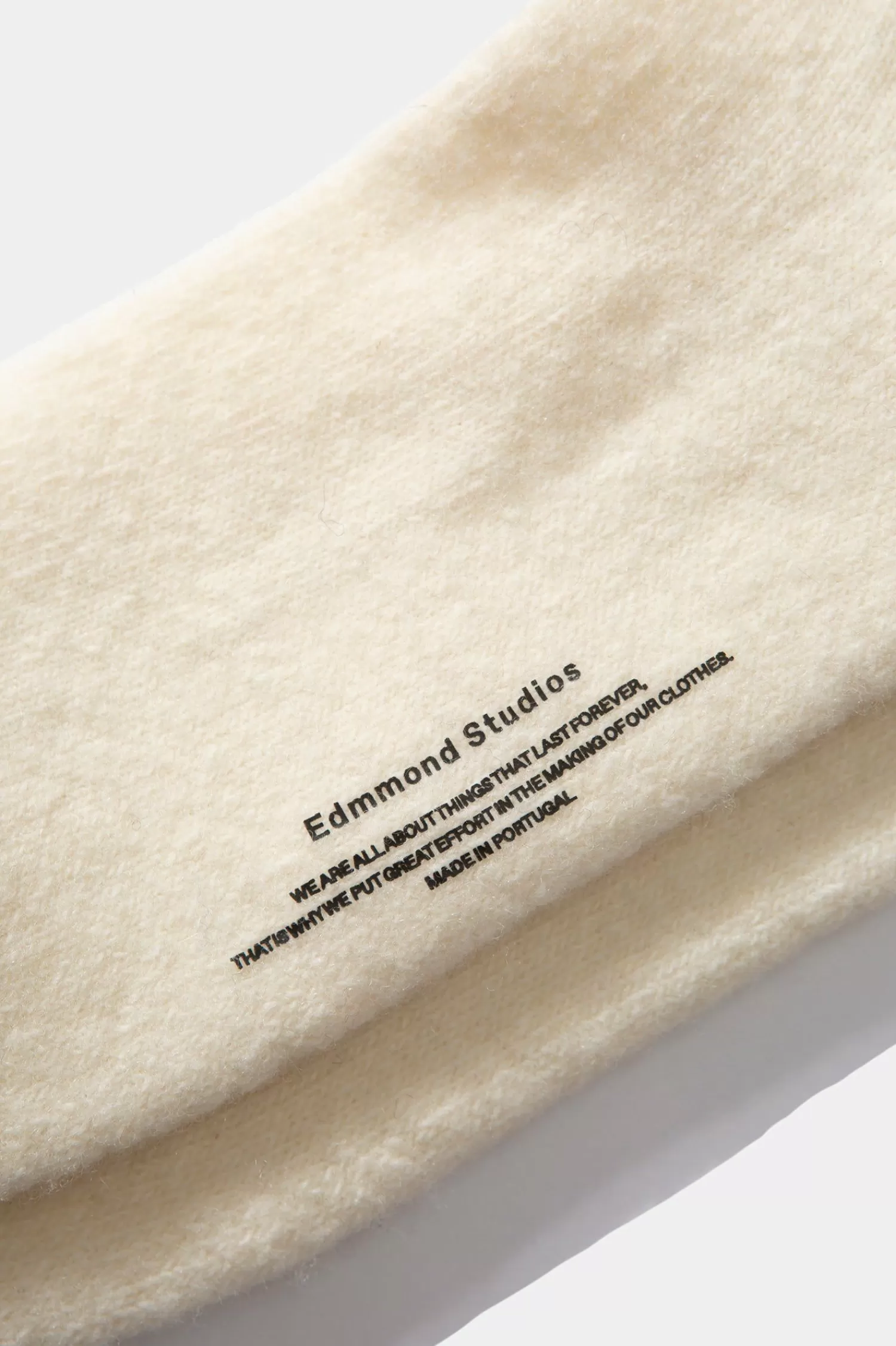 Accessories | Edmmond Studios Tag Socks Plain Off White