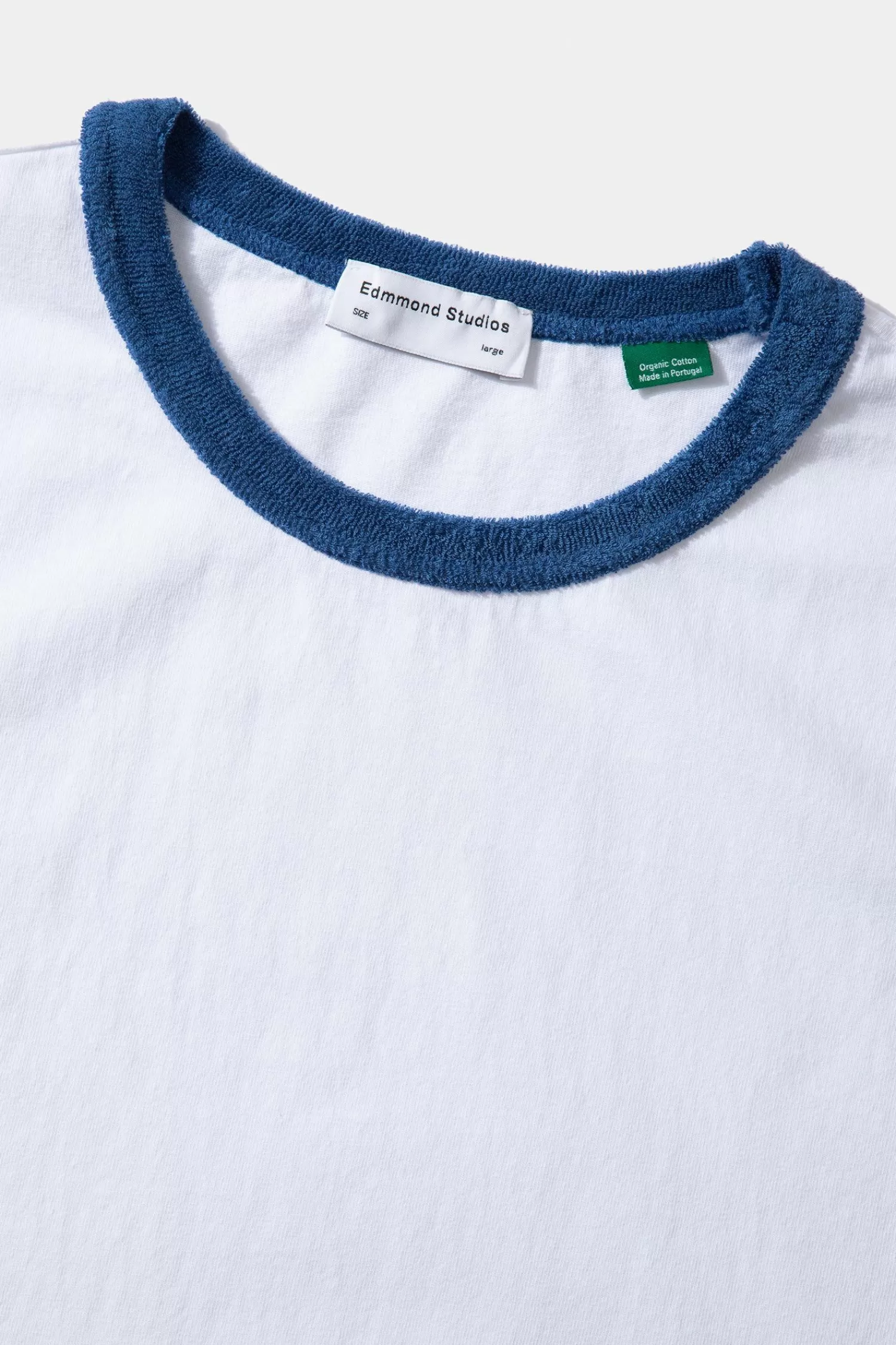 T-Shirts | Edmmond Studios Terry Color Rib Plain Off White