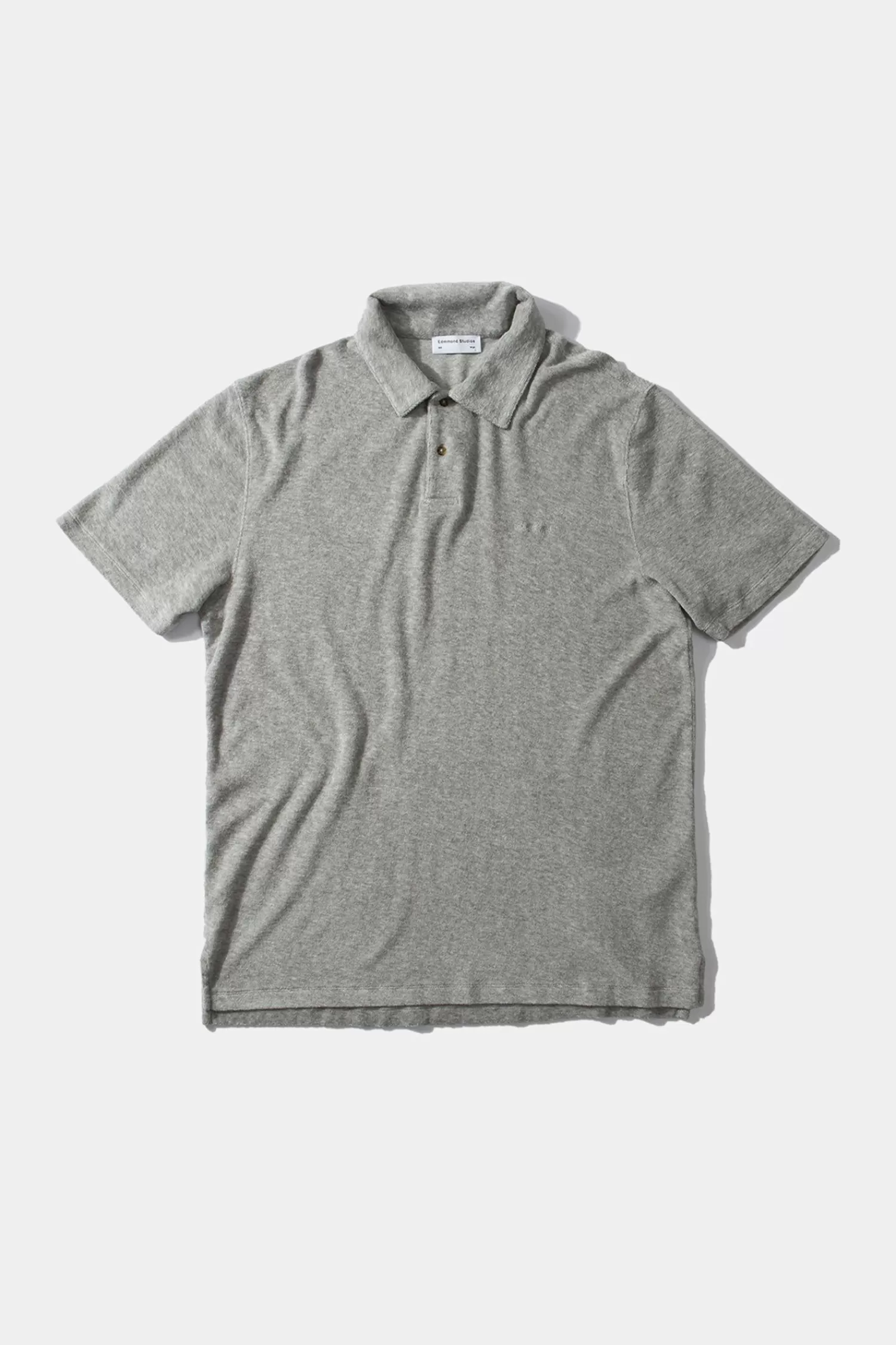 Polos | Edmmond Studios Terry Polo Plain Grey Melange