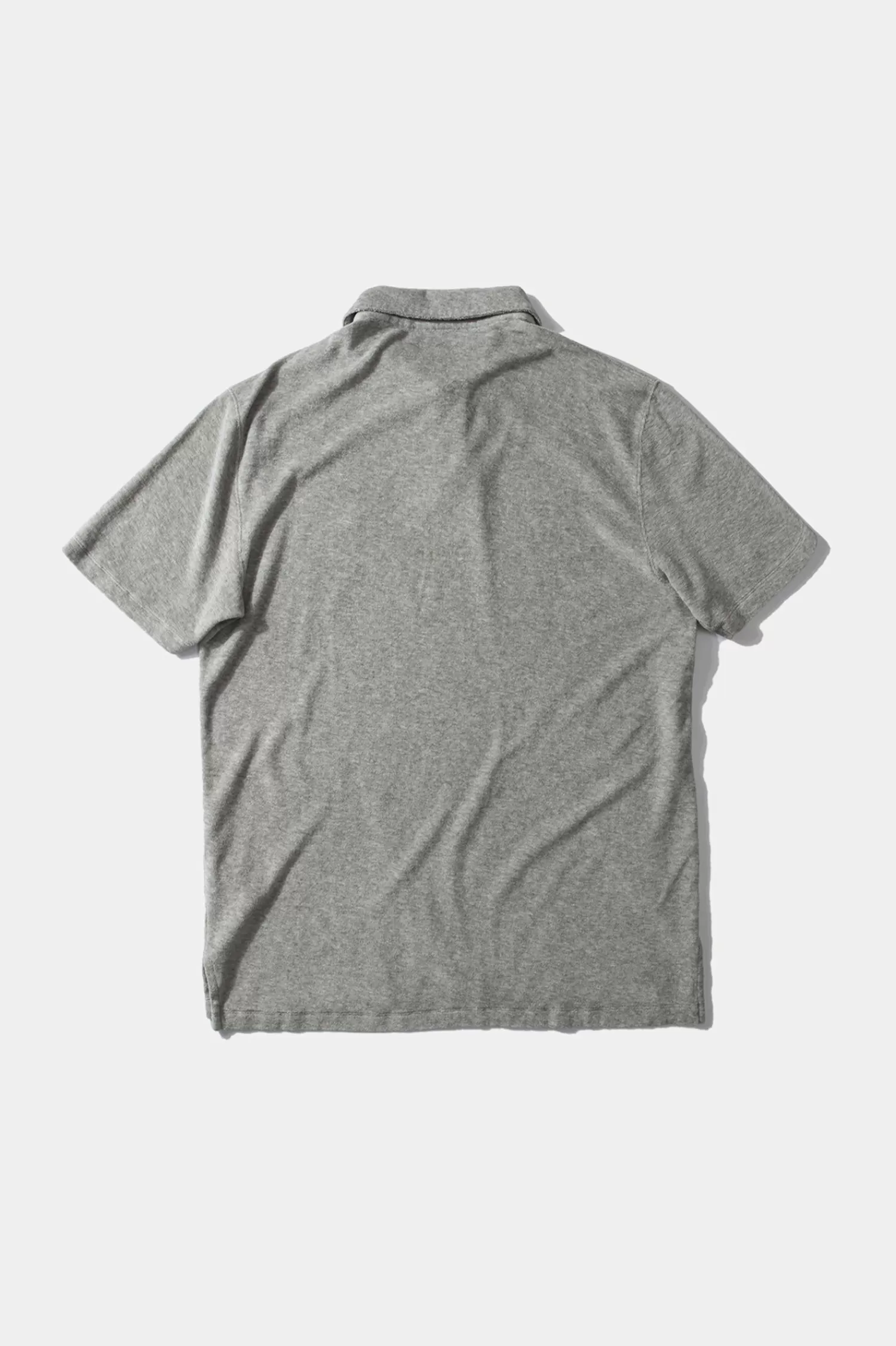 Polos | Edmmond Studios Terry Polo Plain Grey Melange