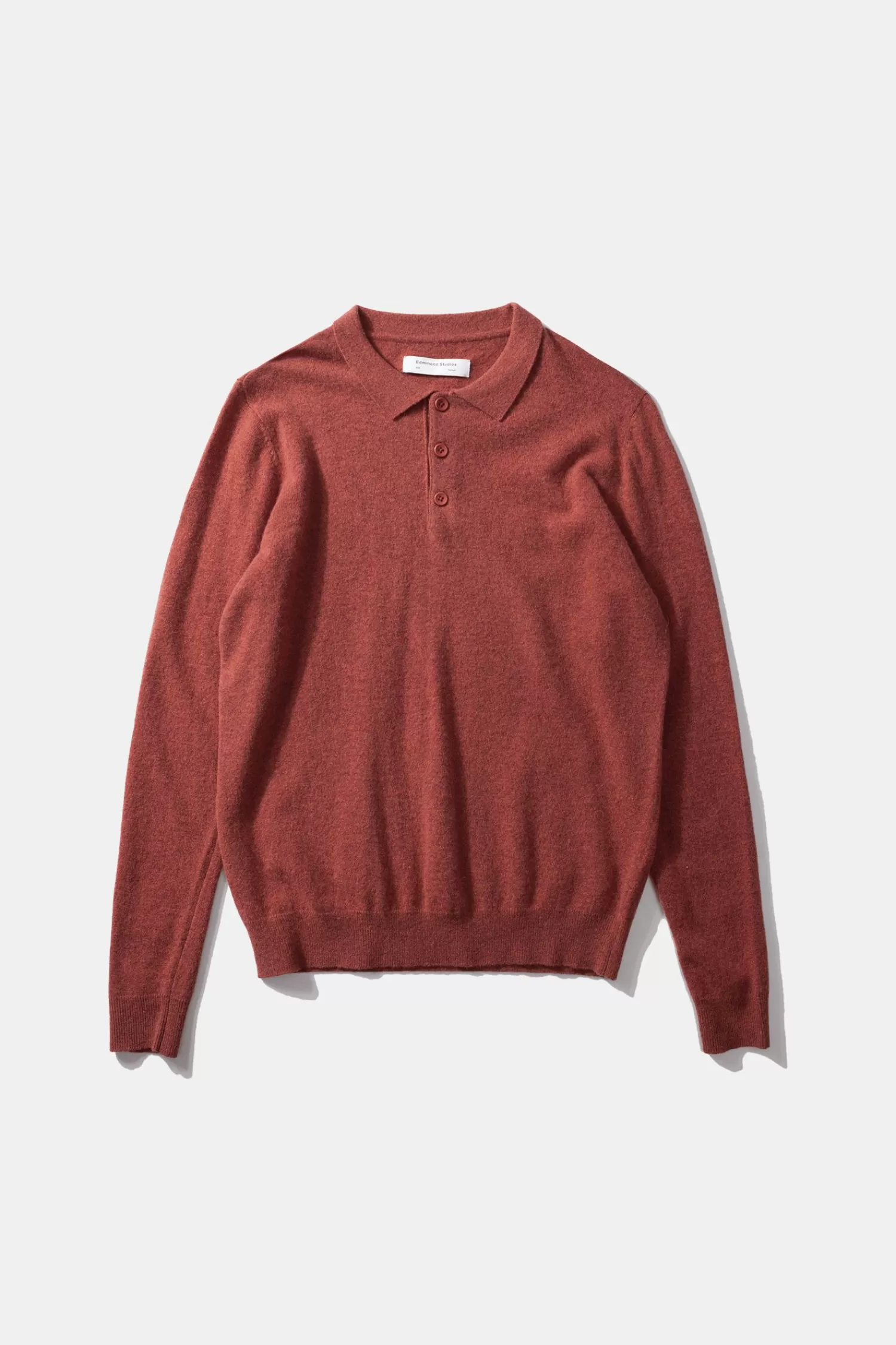 Knitwear | Edmmond Studios Wool Polo Plain Copper